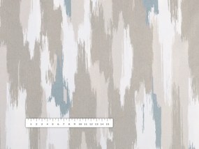 Biante Zamatový obdĺžnikový obrus Tamara TMR-024 Sivo-béžovo-biele žíhané pásy 140x220 cm