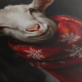 Vianočný obraz roztomilá koza