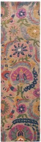 Ručne tkaný vlnený behúň 80x300 cm Amira Floral – Flair Rugs