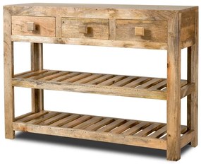 furniture-nabytek.cz - Konzolový stolík drevo mango 130x76x35