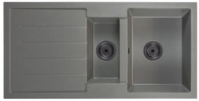 Kuchynský drez Yuxur (sivá) (s 3 otvormi pre batériu) (L). Vlastná spoľahlivá doprava až k Vám domov. 1066451