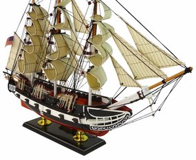 Lean Toys Zberateľská drevená loď – USS Constitution XXL