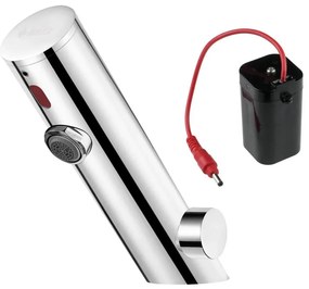 Deante BQR_P29R - bezdotyková umývadlová batéria SENSE 4xAA, leštená oceľ