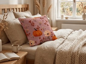 Obliečka na vankúš z mikrovlákna PUMPKINS ROSAVIE 45x45 cm, staroružová