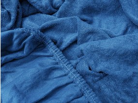 Froté plachta EXCLUSIVE tmavomodré 200x220 cm