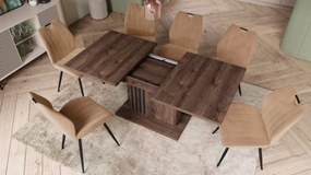 LEONEL Hnedý dub – MODERNÝ ROZKLADACÍ STÔL AŽ DO 180 cm!