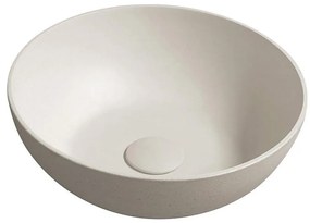 Sapho - Umývadlo na dosku FORMIGO pr. 39 cm betón/piesková