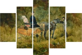 Obraz - Henri de Toulouse-Lautrec, The Trap, reprodukcia (150x105 cm)