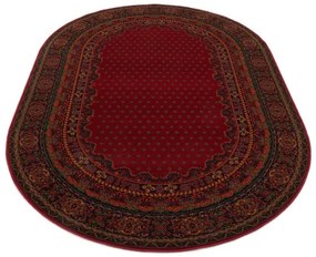 Koberec Dywilan Polonia Baron burgundský 2 ovál