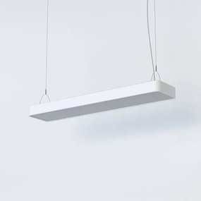 NOWODVORSKI Závesné moderné osvetlenie nad jedálenský stôl SOFT LED, 2xT8, 16W, 94cm, biele