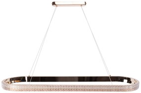 Toolight Toolight, LED závesné svietidlo 90cm APP1751-CP, zlatá lesklá, OSW-06065