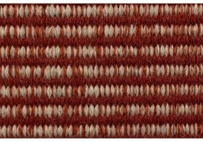 Oranžový vlnený behúň Flair Rugs Anu, 60 x 200 cm