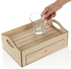 Servírovací podnos so zásuvkou na čaj TEABOX 30x20 cm