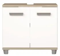 Kúpeľňová skrinka VENOM biela/dub sonoma