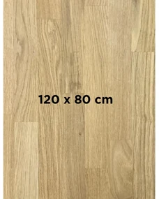 DUBLINO OAK CINK 25 MM - MASÍVNA STOLOVÁ DOSKA 120 x 80 cm