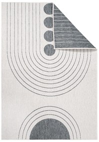 Dekorstudio Obojstranný koberec na terasu DuoRug 5739 - sivý Rozmer koberca: 80x150cm
