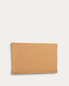 Čalúnené čelo postele v horčicovej farbe 186x106 cm Tanit – Kave Home