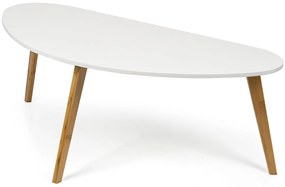 Noela Odkladací stolík SCANDIA 120 biely