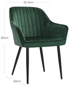 Set šiestich jedálenských stoličiek LDC087C01-6 (6 ks)