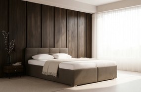 DREVONA® Manželská posteľ 180 cm  DOMINIKA, sivohnedá Aston WR 6 Taupe