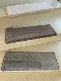 Vopi Nášľapy na schody Laguna krémová obdĺžnik, samolepiaca - 24x65 obdĺžnik (rozmer vrátane ohybu)