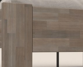 Posteľ Isolda 180x200 cm, šedý buk