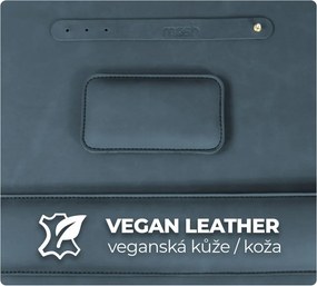 Podložka na stôl 80 × 40 cm s opierkami zápästia – 3-dielna sada - tmavomodrá