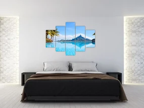 Obraz - Bora-Bora, Francúzska Polynézia (150x105 cm)