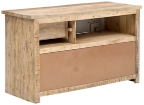 furniture-nabytek.cz - Masívna kúpeľňová zostava Pune II z mangového dreva, lakovaná, prírodná farba