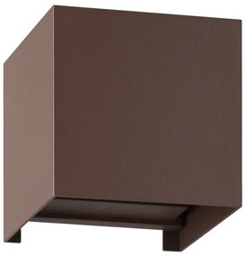 Eglo 901066 - LED Vonkajšie nástenné svietidlo CALPINO 2xLED/2,8W/230V IP54 hnedá