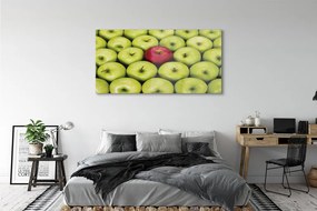 Obraz plexi Zelená a červená jablká 140x70 cm