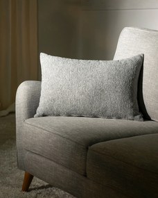 Karin - jednoduchá obliečka, 60x40cm farba produktu sivá látka zapletaná