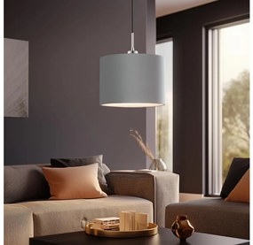 Eglo - LED Luster na lanku TUNJA 1xE27/60W/230V šedá