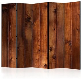 Paraván - Pine Board II [Room Dividers] Veľkosť: 225x172, Verzia: Obojstranný