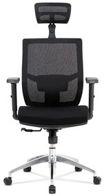 BONTEC Kancelárska stolička, synchrónny mechanizmus, čierna sieťovina, KA-B1083 BK Farba: Čierna