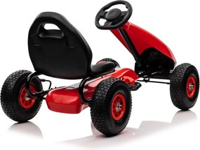 LEAN CARS Pedálová motokára G208 červená