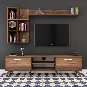 Set TV komody a 2 nástenných políc Wren