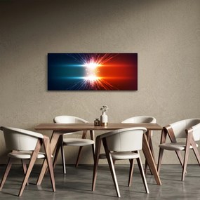 Abstraktný obraz aktívneho náboja (120x50 cm)