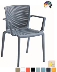 Dizajnová gastro stolička SPIKER plast