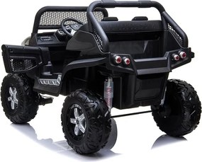 LEAN CARS Elektrické autíčko Mercedes Unimog čierne