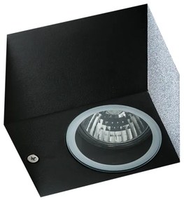 Azzardo AZ4267 - Vonkajšie nástenné svietidlo RIMINI 1xGU10/35W/230V IP54 hranatý