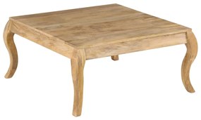 Konferenčný stolík 80x80x40 cm masívne mangovníkové drevo 247111