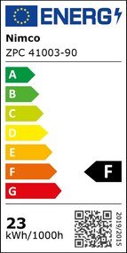 Nimco Čierne LED zrkadlo 800x600 - ZPC 41003-90