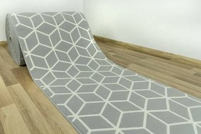Behúň Luna 503746/89944 - cubes svetlo sivý