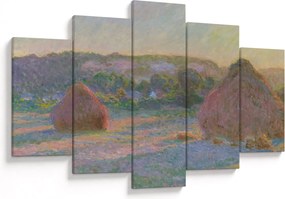 Obraz - Claude Monet, Stacks of Wheat (End of Summer) , reprodukcia (150x105 cm)