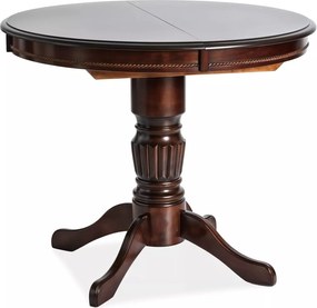 Jedálenský rozkladací stôl Margo 90/125 cm z masívu orech