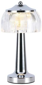 LED Stmievateľná stolná lampa LED/1W/5V 3000-6000K 1800 mAh chróm