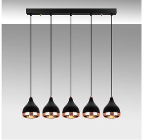 Dizajnový luster Salwah 85 cm čierny