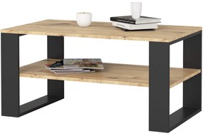 Konferenční stolek DOMI II dub artisan/černý