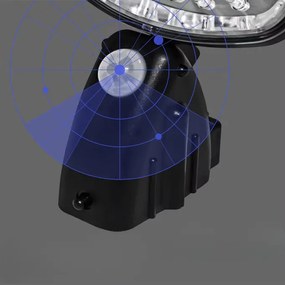 InternetovaZahrada Solárna nástenná lampa 15 LED s detektorom pohybu